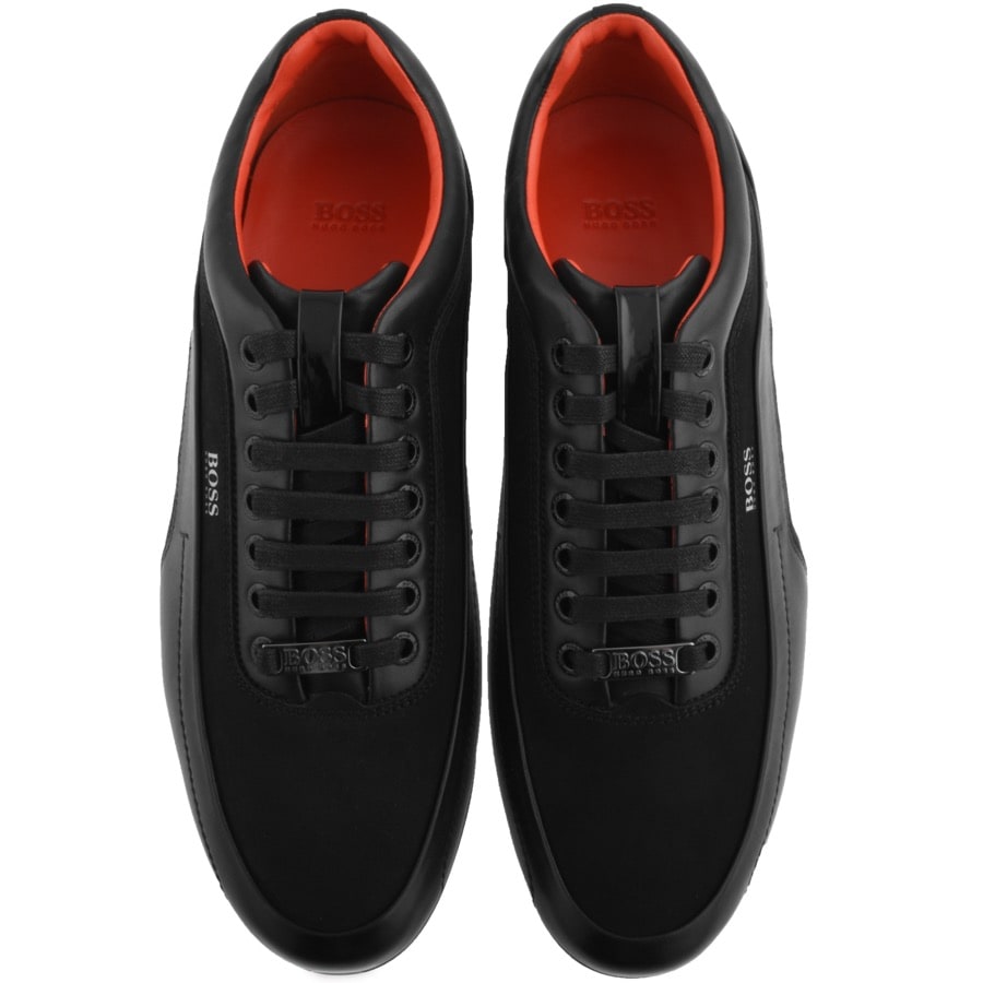 Boss hugo boss hb racing trainers black online